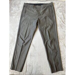 Armani Exchange men’s dress pants size 36x33 chino style Gray flat front casual